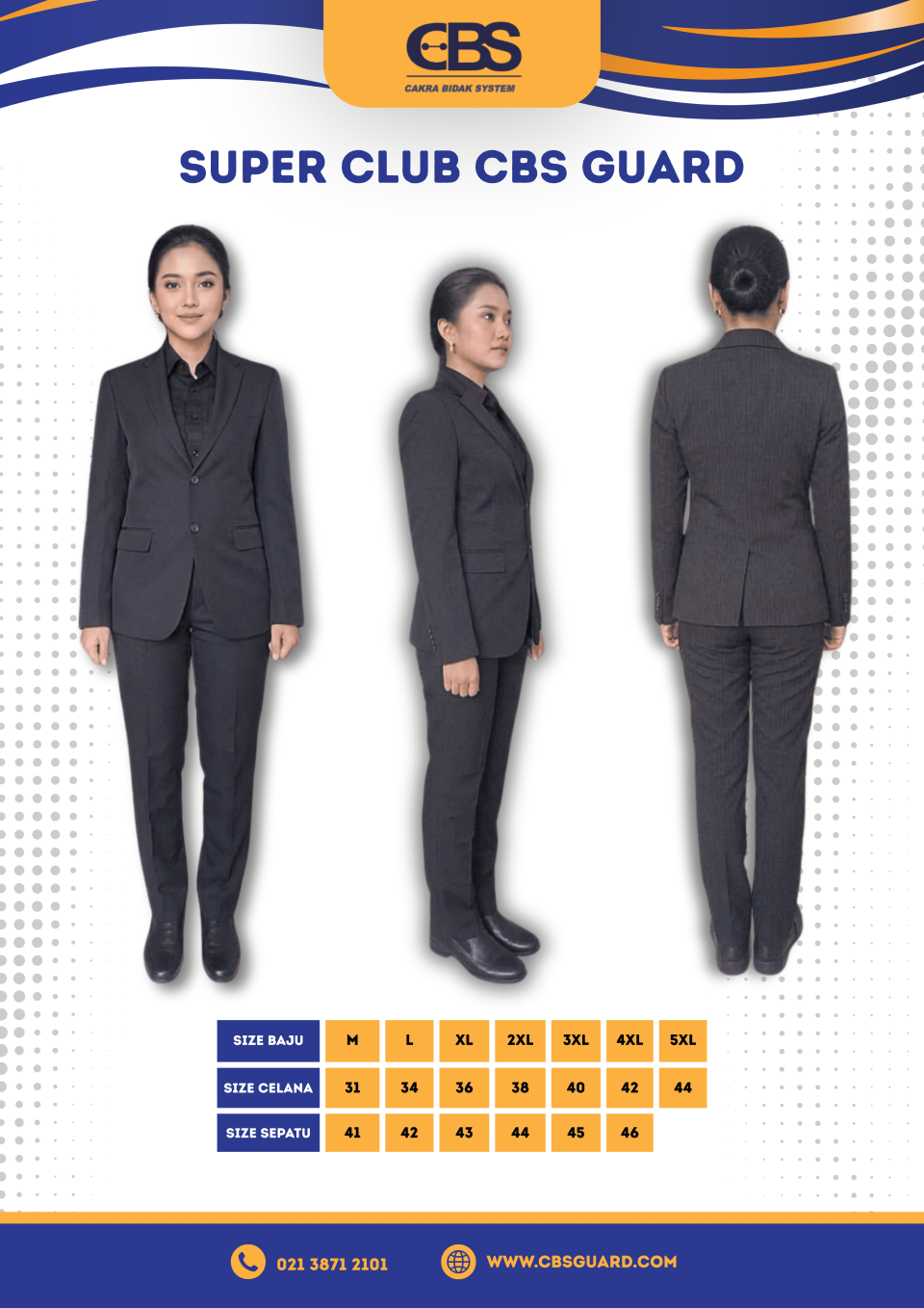 Seragam Super Club CBS Guard - Wanita