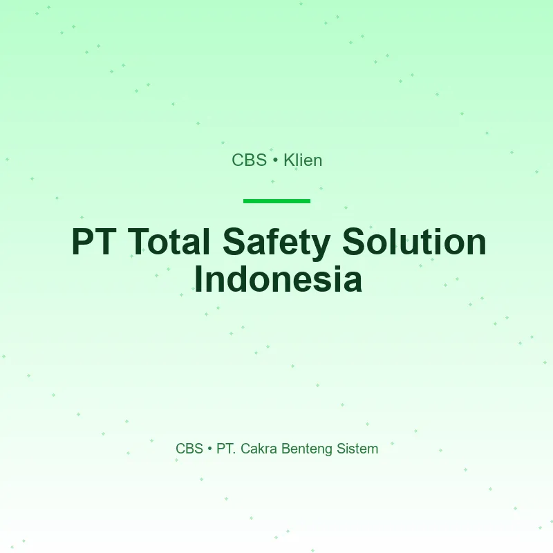 PT Total Safety Solution Indonesia