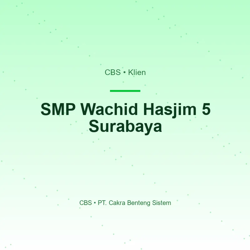 SMP Wachid Hasjim 5 Surabaya