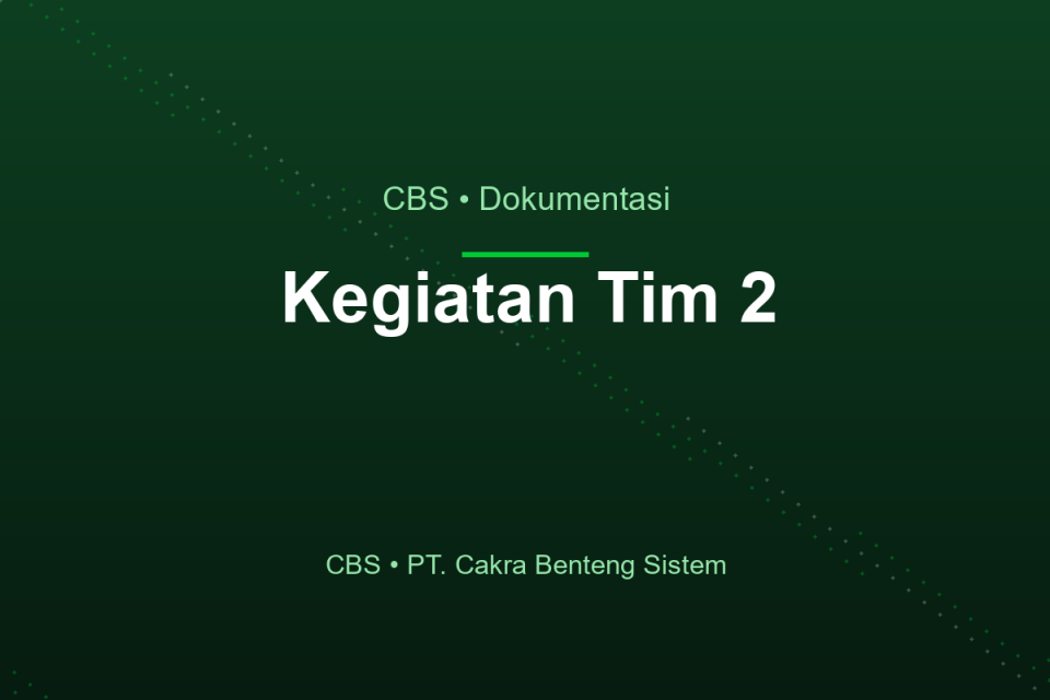 Kegiatan Tim — foto 2
