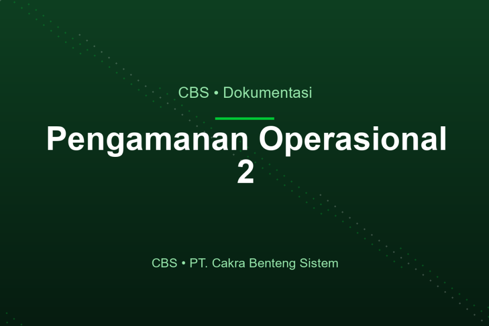 Pengamanan Operasional — foto 2
